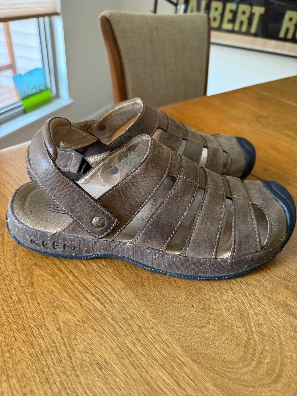 Keen Brown Men's Closed-Toe Fisherman Sandals